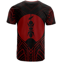 New Caledonia T Shirt New Caledonia Seal Tribal Red Color - Polynesian Pride