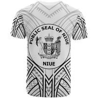 Niue T Shirt Niue Seal Tribal Patterns - Polynesian Pride