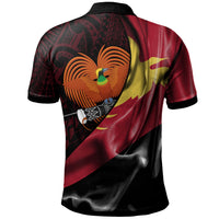 Papua New Guinea Polo Shirt Goroka PNG Flag Of Silk Style - Polynesian Pride