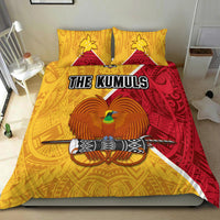 The Kumuls PNG Bedding Set Papua New Guinea Polynesian Dynamic Style LT14 Yellow - Polynesian Pride