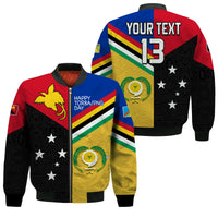 (Custom Text and Number) Torba PNG Day Bomber Jacket 2022 Simple Polynesia LT13 Unisex Art - Polynesian Pride
