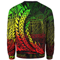Tokelau Sweatshirt - Wings Style Reggae Color - Polynesian Pride