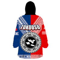 Tonga And Samoa TokoUso Polynesian Wearable Blanket Hoodie LT6 - Polynesian Pride