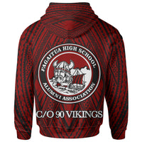 Samoa Zip Hoodie Fagaitua High School Polynesian Patterns 01 - Polynesian Pride