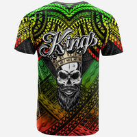 Hawaii Custom T Shirt The Kings of Maui With Hawaiian Reggage Tribal Patterns T Shirt LT10 - Polynesian Pride