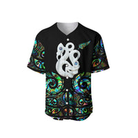 (Custom Personalised) New Zealand Rugby Baseball Jersey - Maori Manaia Papua Shell style LT6 - Polynesian Pride