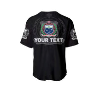 (Custom Personalised) Samoa Tribal Tattoo Coat Of Arms Baseball Jersey No.4 LT6 - Polynesian Pride
