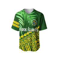 Cook Islands Baseball Jersey Coconut Leaf LT13 - Polynesian Pride
