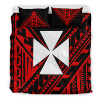 Wallis et Futuna Bedding Set Happy Independence Day LT9 - Polynesian Pride