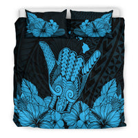Hawaii Shaka Sign Bedding Set Blue Version LT9 - Polynesian Pride
