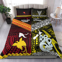New Zealand And Papua New Guinea Bedding Set Together - Yellow LT8 Yellow - Polynesian Pride