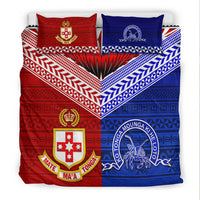 Kolisi Tonga College Atele And Tupou College Toloa Bedding Set Together - Unique LT8 - Polynesian Pride
