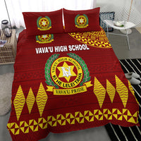 Tonga Vava'u High School Bedding Seta Simple Style - Maroon LT8 - Polynesian Pride