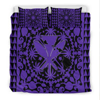 Hawaii Bedding Set Kanaka Maoli No.3 Purple Style LT6 - Polynesian Pride