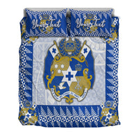 (Custom Personalised) Tonga Bedding Set Blue Style LT6 - Polynesian Pride