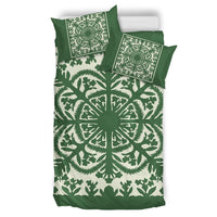 Hawaii White Ginger Quilting Bedding Set - AH - Polynesian Pride