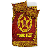 (Custom Personalised) Tonga Niuafo'ou High School Bedding Set Simplified Version LT8 - Polynesian Pride
