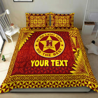 (Custom Personalised) Tonga Niuafo'ou High School Bedding Set Simplified Version LT8 - Polynesian Pride