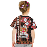 Custom Fiji T Shirt Tagimoucia Mixed Black Tapa Style LT9 - Polynesian Pride