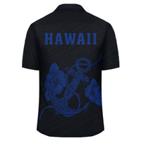 Kakau Polynesian Anchor Hawaii Shirt - Blue - Polynesian Pride