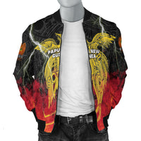 Papua New Guinea Men Bomber Jacket Independence Day Special Style LT16 - Polynesian Pride