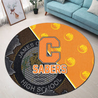 Hawaii - Campbell High Round Carpet - AH Round Carpet M Orange - Polynesian Pride
