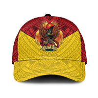 Papua New Guinea Rugby Kumul Pride Cap - LT2 Classic Cap Universal Fit YELLOW - Polynesian Pride