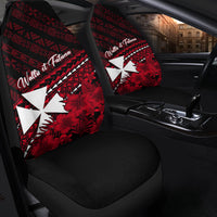 Wallis et Futuna Car Seat Cover Tapa Hibiscus Vibes LT7 - Polynesian Pride