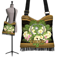 Chuuk State Boho Handbag - Polynesian Gold Patterns Collection - Polynesian Pride