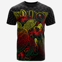 Chuuk T Shirt Chuuk Flag Turtle Hibiscus Reggae Unisex Reggae - Polynesian Pride