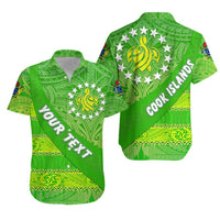 (Custom Personalised) Cook Islands Hawaiian Shirt Polynesian Victorian Vibes Unisex Green - Polynesian Pride