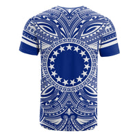 Cook Islands T Shirt Polynesian Coat of Arms Polynesian Flag Color - Polynesian Pride