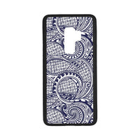 Polynesian 01 Rubber Phone Case One Size Samsung Galaxy S9 Plus Black - White - Polynesian Pride