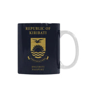 Kiribati Passport White Mug - Polynesian Pride