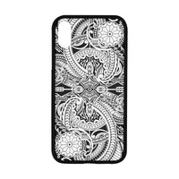 Polynesian 23 Rubber Phone Case One Size iPhone XR (6.1") Black - White - Polynesian Pride
