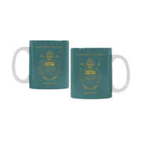 Solomon Islands Passport White Mug - Polynesian Pride