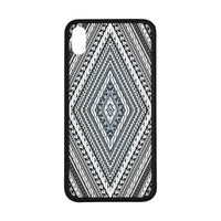 Polynesian 20 Rubber Phone Case One Size iPhone XS Max Black - White - Polynesian Pride