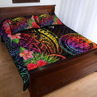 Federated States of Micronesia Quilt Bed Set - Tropical Hippie Style - Polynesian Pride