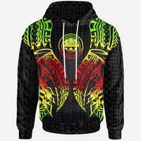 Federated States of Micronesia Hoodie Micronesian Lion Head Reggae Style Unisex Reggae - Polynesian Pride