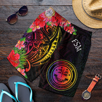 Federated States of Micronesia Men's Shorts - Tropical Hippie Style - Polynesian Pride