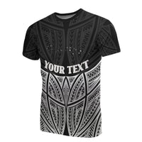 Federated States of Micronesia Polynesian Custom T Shirt Black Pride Map and Seal Unisex Black - Polynesian Pride