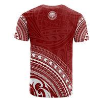 Federated States of Micronesia All Over T Shirt F S M Seal Polynesian Tribal Red Version - Polynesian Pride