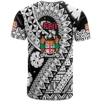 Fiji Day T Shirt Masi Kesa Black Style LT9 - Polynesian Pride