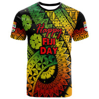 Custom Fiji Day T Shirt Masi Kesa Reggae Style LT9 Reggae - Polynesian Pride