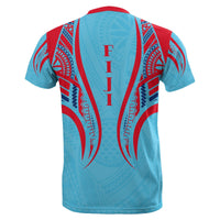 Fiji T Shirt Fijian Coat of Arms Polynesian Stylized - Polynesian Pride
