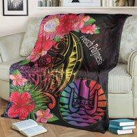 French Polynesia Premium Blanket - Tropical Hippie Style - Polynesian Pride