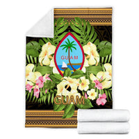 Guam Premium Blanket - Polynesian Gold Patterns Collection - Polynesian Pride