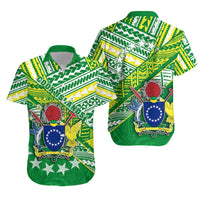 Cook Islands Rugby Hawaiian Shirt New Breathable LT13 Unisex Green - Polynesian Pride