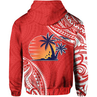 Island Vocal Tribute Hoodie Mix Pattern Version 02 LT13 - Polynesian Pride