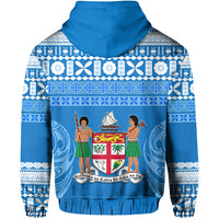Bula Fiji Hoodie Tapa Pattern LT13 - Polynesian Pride